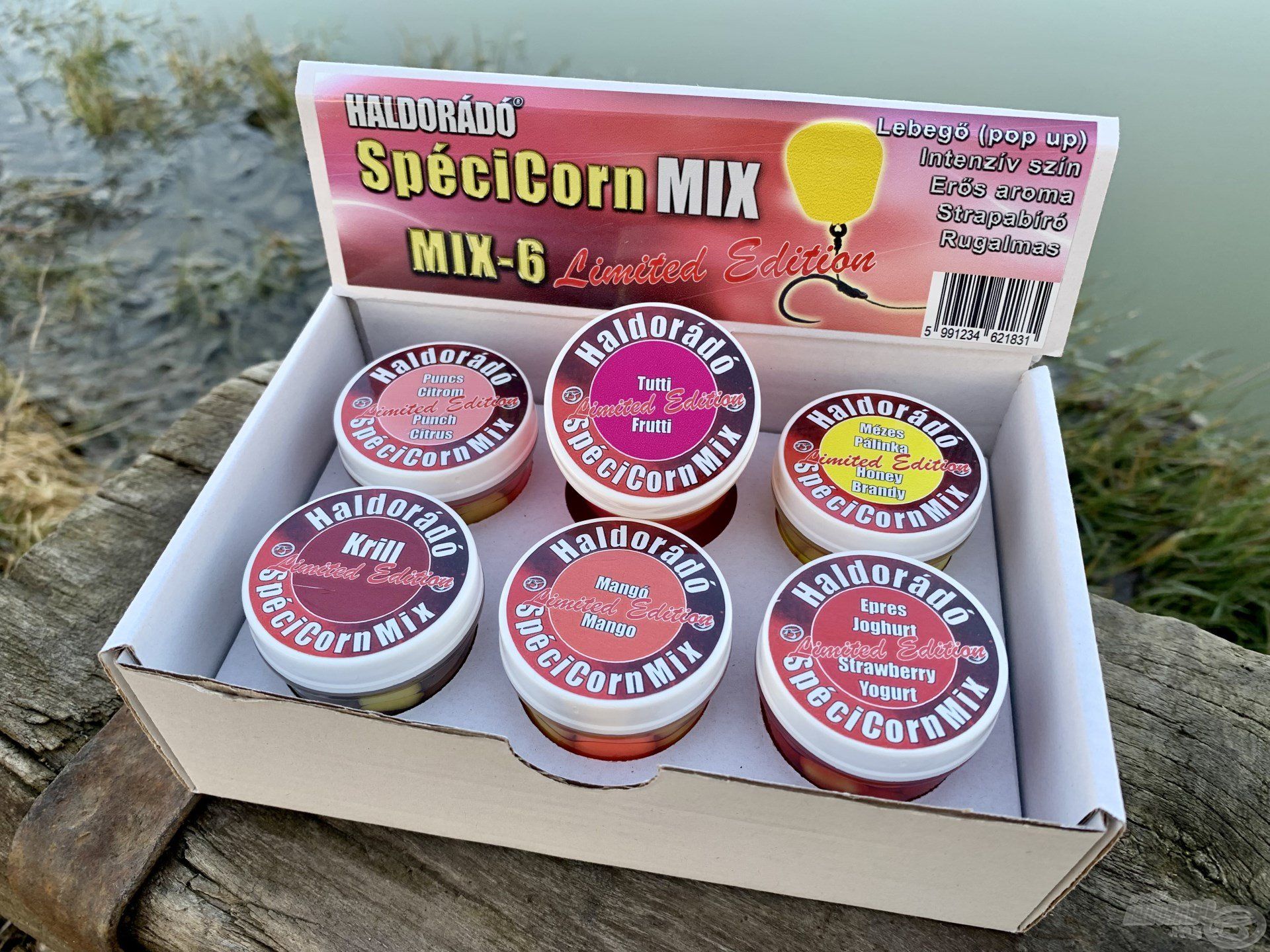 SpéciCorn Mix Limited Edition gumikukoricákkal csaliztam, amelyek közül a legfogósabb a Tutti Frutti ízű változat volt