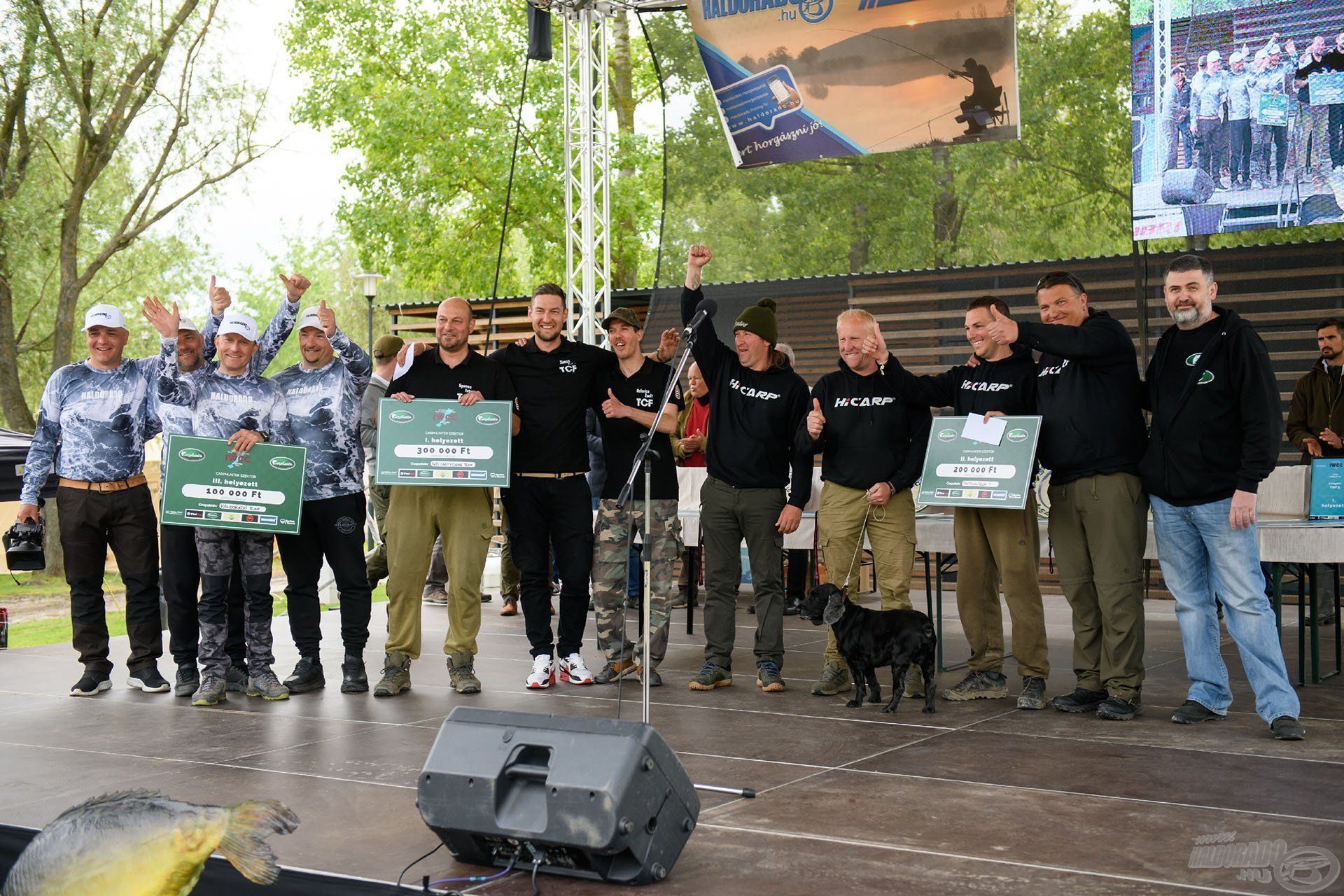 Életem első bojlis nagyponty-fogó versenyén csapatunk, a HALDORÁDÓ TEAM egy kőkemény 1 hetes versenyen, nagy csatában a harmadik lett szektorában!