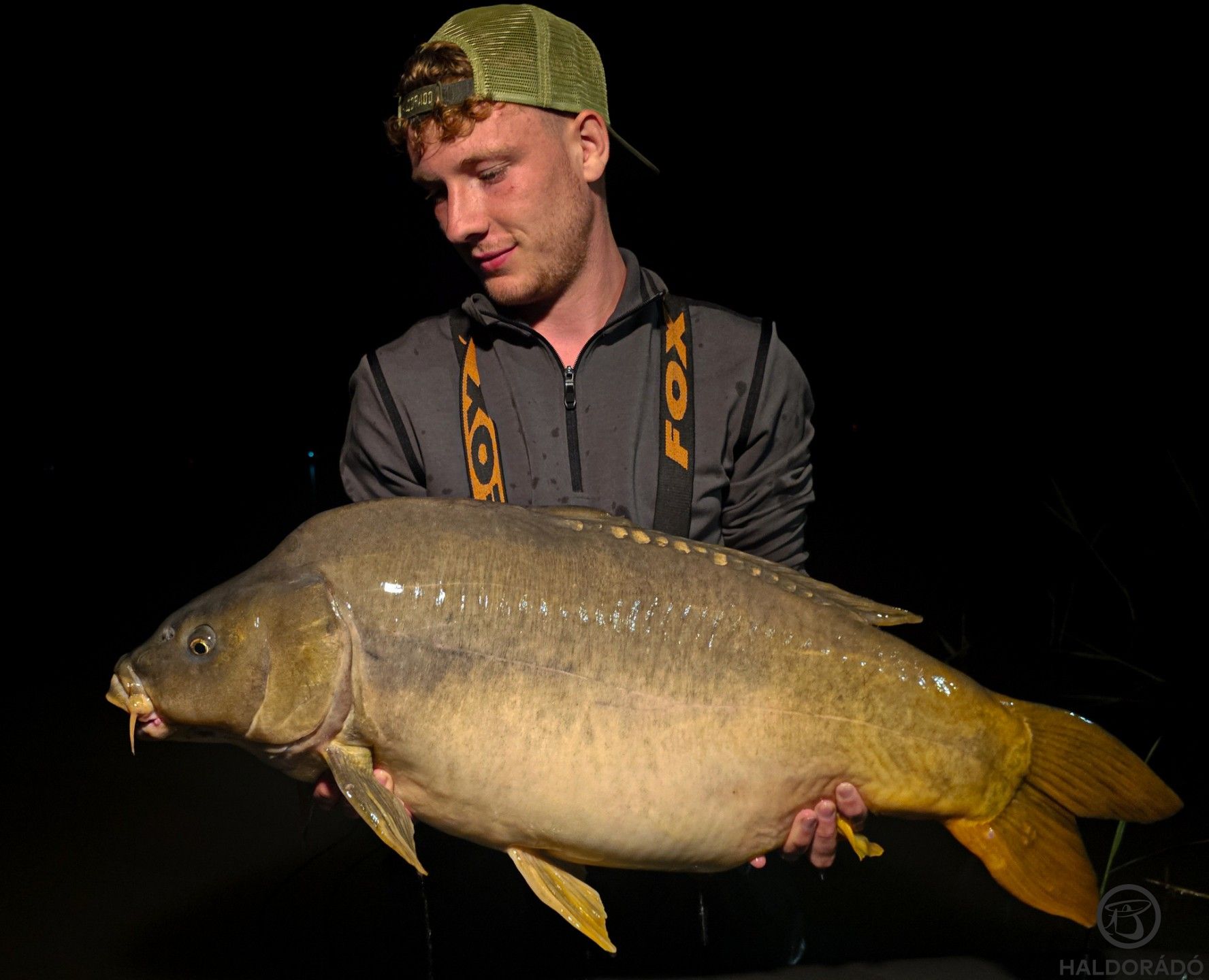 A túra utolsó kapásának eredménye ez szépséges tükörponty