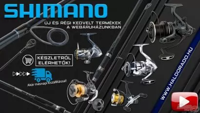 Új és régi kedvelt Shimano termékek a webáruházunkban