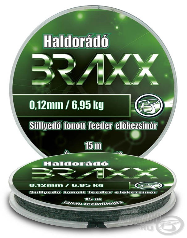 Haldorádó Braxx a süllyedő fonott feeder előkezsinór