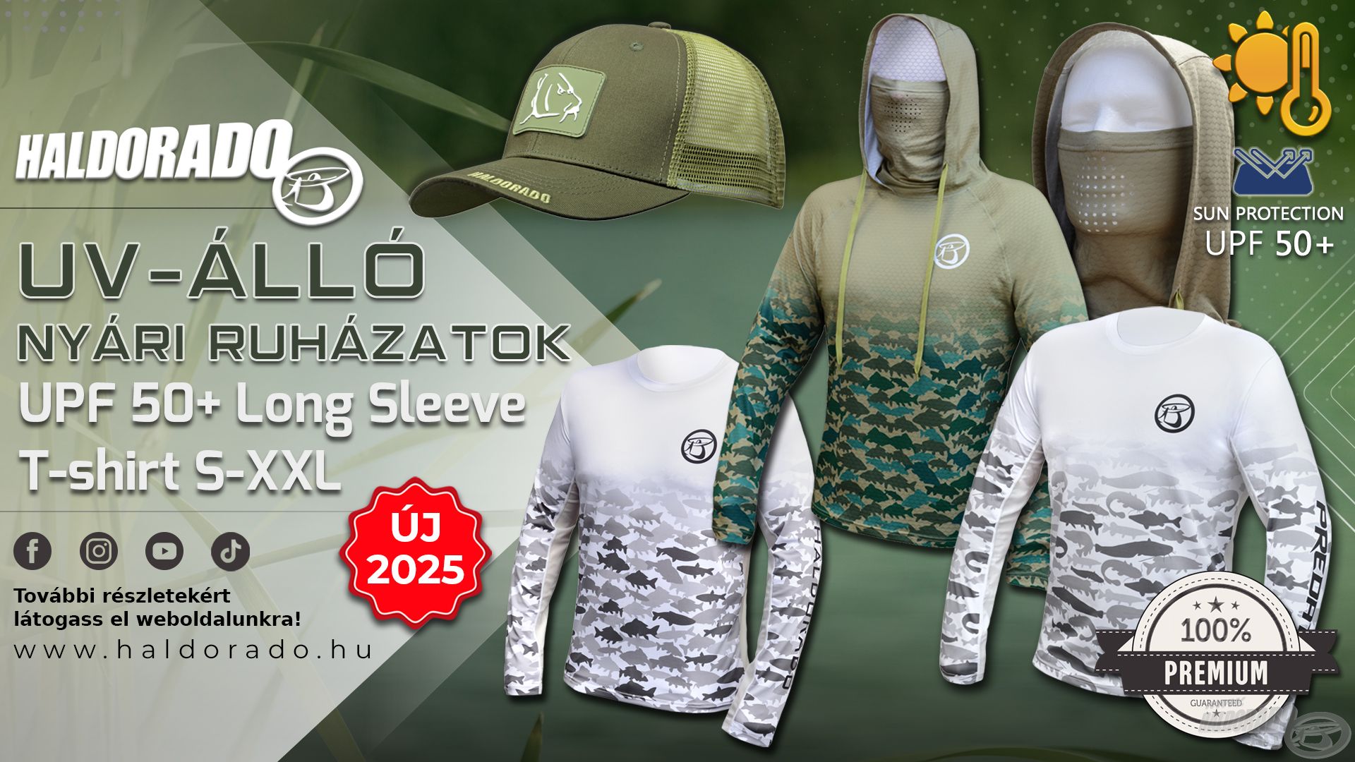 Új HALDORÁDÓ UV-álló nyári ruházat érkezett!