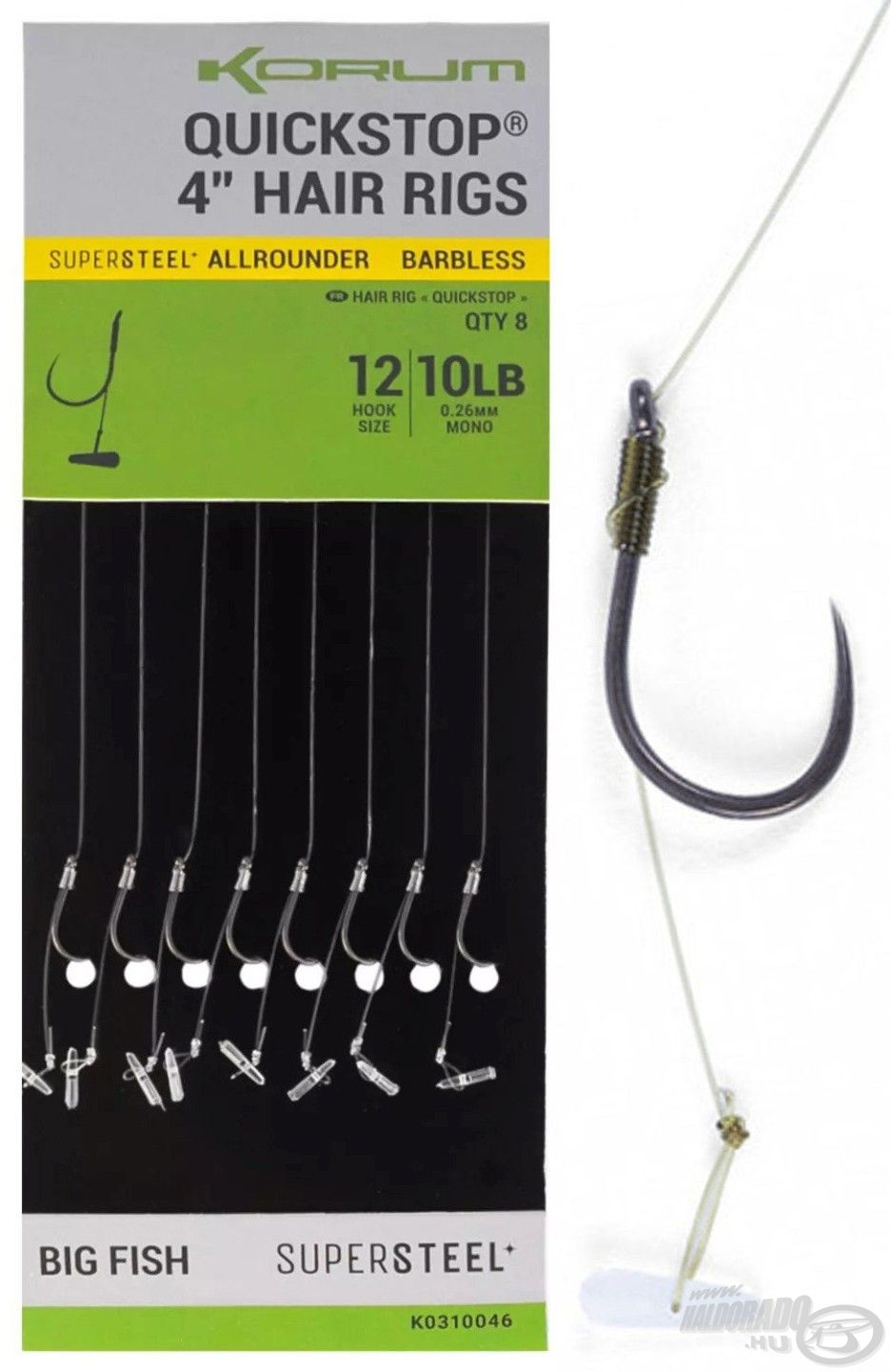 Korum Big Fish Hair Rigs Barbless