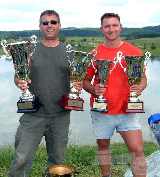 Jankovich István (balról) és öccse, Krisztián nem csak a csapatbajnoki címet, hanem az egyéni első és harmadik helyet is megszerezte!