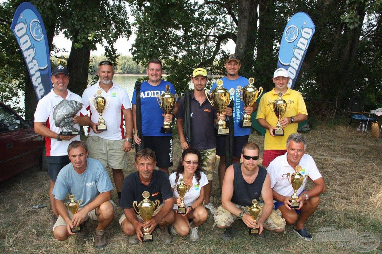 A 2015-ös IV. Haldorádó - Duna Feeder Kupa díjazott versenyzői