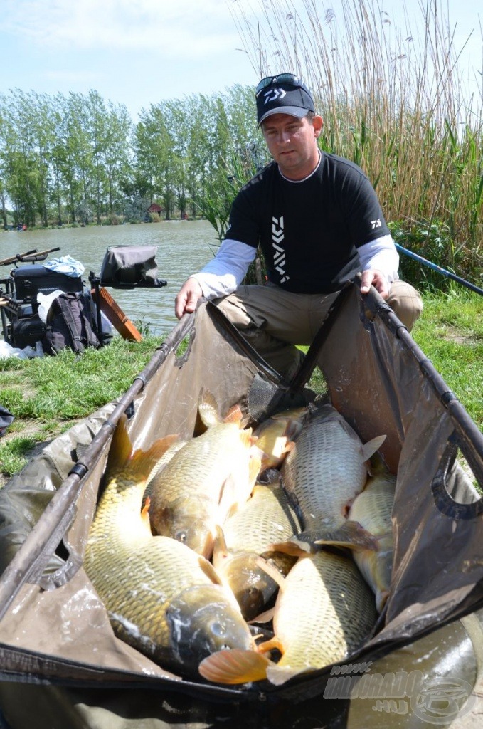 Sipos József 34 kg felett mérlegelt elsőre