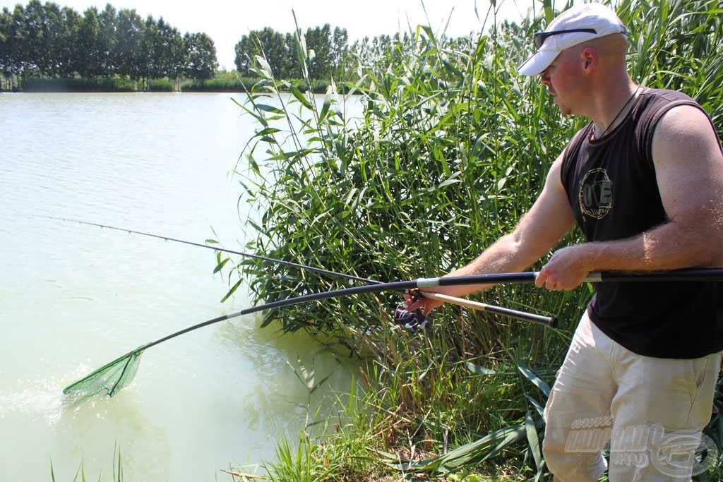 Kurucz Dávid rutinos horgász, de ez a verseny neki is nehéz falat volt idén
