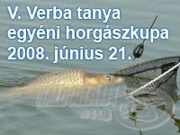 V. Verba tanya egyéni horgászkupa versenykiírás