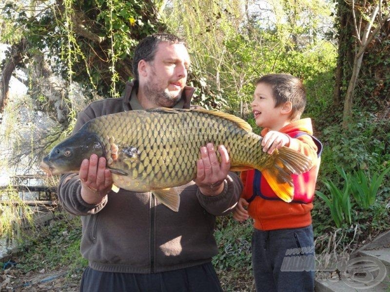 Vendéglátóm tavaszi 10,3 kilós pontya