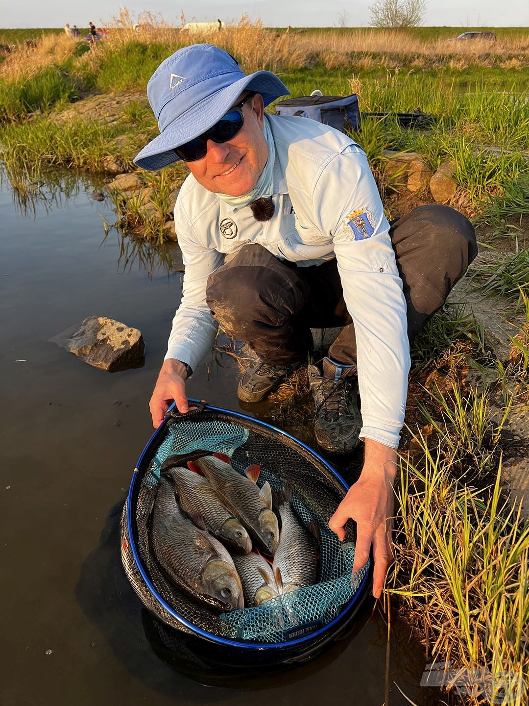 A zsákmány egy része, de jó nap volt! Köszönöm, Lengyelország! Köszönöm meghívóim: Maciej Bartkowiak, az Angry Fish tulajdonosa és Nyisztor Norbert szívélyes vendéglátását és segítségét!