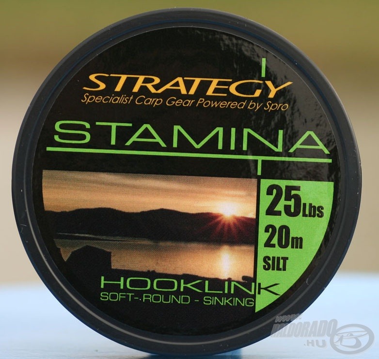 A Strategy Stamina 15 és 25 lbs változatban kapható