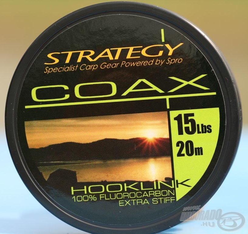 A Strategy COAX 15 és 25 lbs változatban kapható