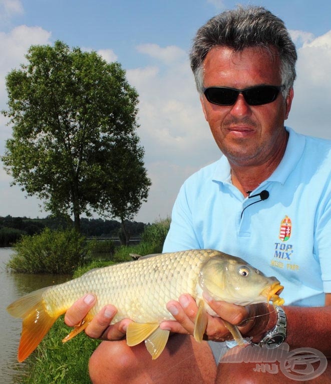 Legyen az tavi vagy folyóvízi ponty, Papp József megtalálja!