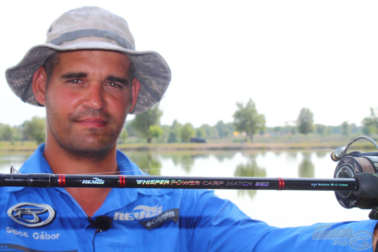 A Nevis Whisper Power Carp Match 360 jó választás ehhez a módszerhez, hiszen nagyobb tömegű úszót is könnyedén elbír, viszont kellően rugalmas ahhoz, hogy tolerálja a halak kirohanásait