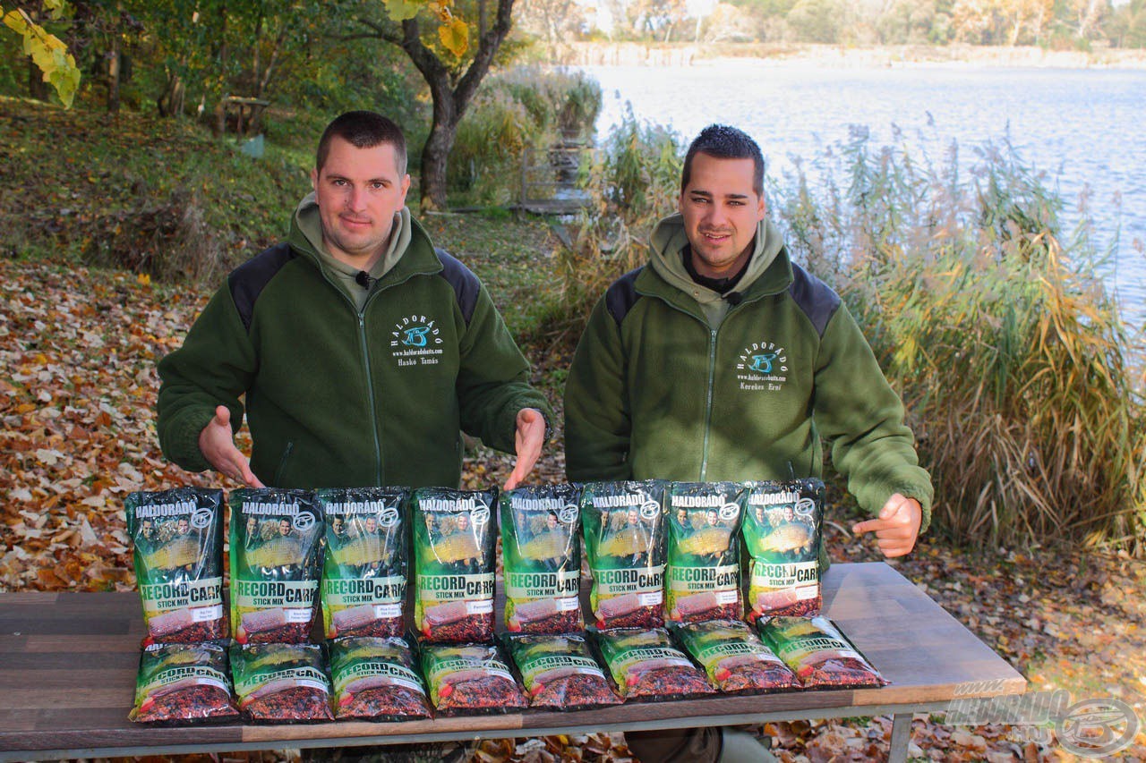 Ezen a kiállításon mutatkozik be élőben a bojlis paletta abszolút újdonsága, a Record Carp Stick Mix termékcsalád