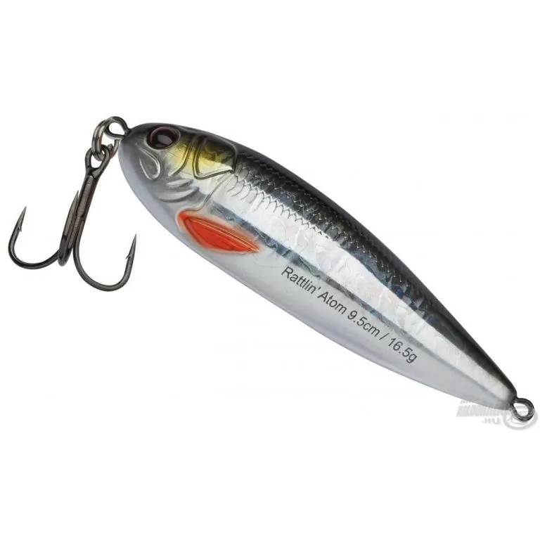 ABU GARCIA Rattlin Atom 9,5 cm - Silver Roach / 1