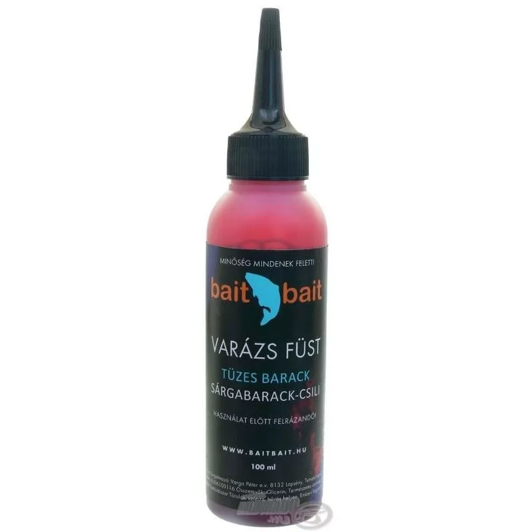 Bait Bait Fluo Liquid Varázs Füst piros - Tüzes Barack / 1