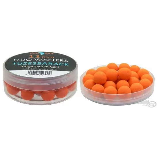 Bait Bait Fluo Wafters Mini Bojli + Betain 11 mm - Tüzes Barack