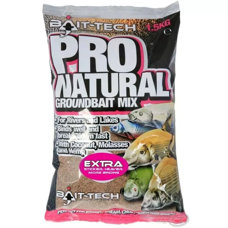 Bait-Tech Pro Natural Extra Groundbait 1,5 kg / 1