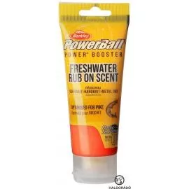 Berkley PowerBait Gel 80 ml - Fishoil Orange GLD FLK for Pike ragadozóhalas aroma gél