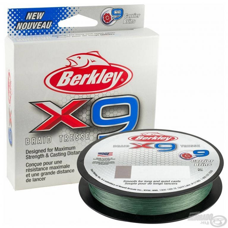Berkley X9 Braid Low-Vis Green 150 m - 0,06 mm