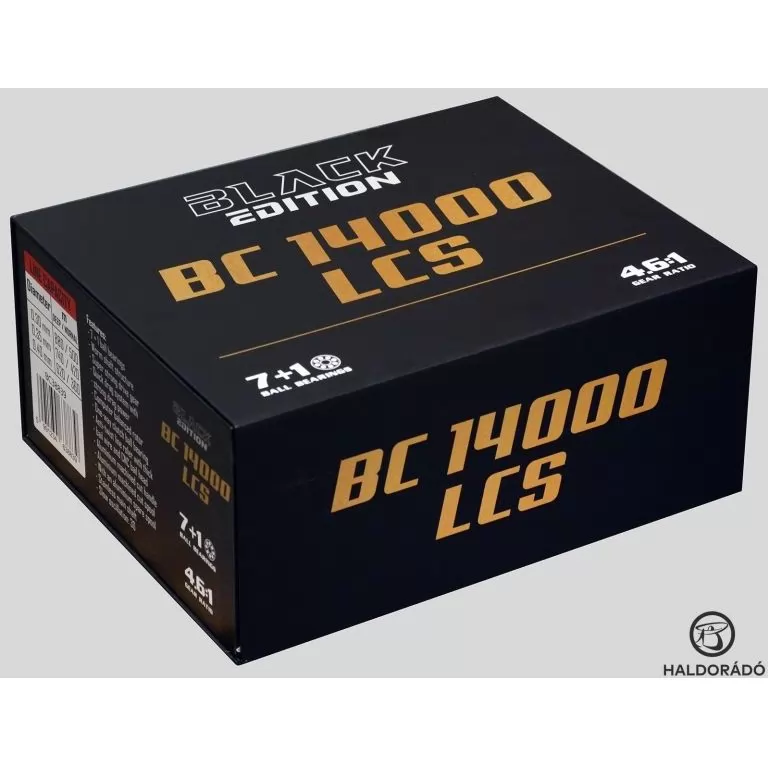 BLACK EDITION BC 14000 LCS nyeletőfékes nagypontyos orsó pótdobbal, díszdobozban / 10