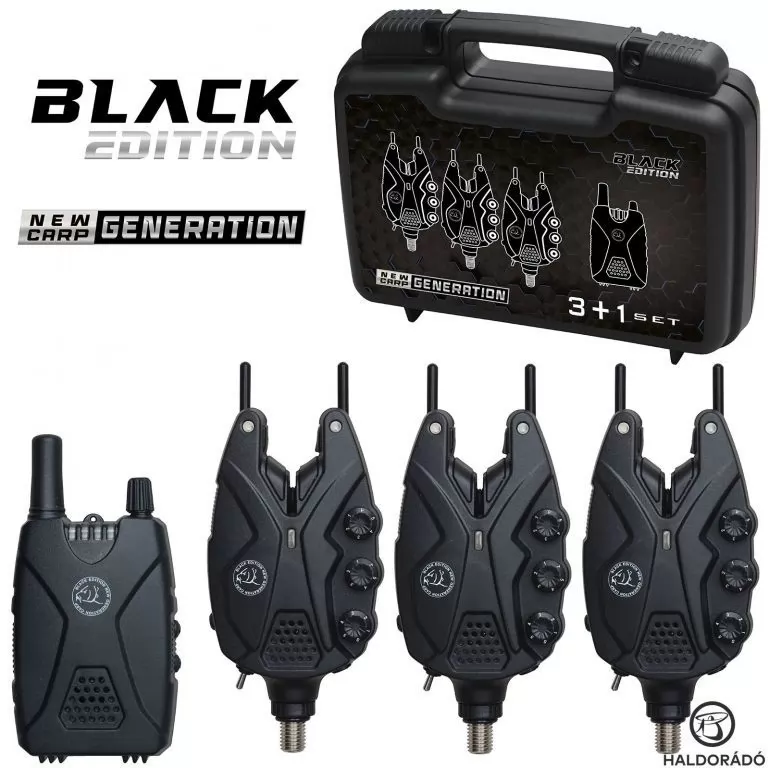 BLACK EDITION NEW GENERATION Carp Kapásjelző készlet 3+1 darabos / 1