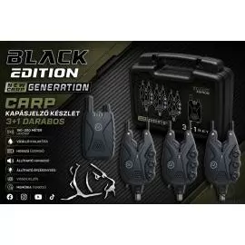 BLACK EDITION NEW GENERATION Carp Kapásjelző készlet 3+1 darabos termék kép