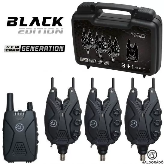 BLACK EDITION NEW GENERATION Carp Kapásjelző készlet 3+1 darabos termék kép