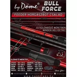 By Döme BULL FORCE Feeder 360RXH extra erős folyóvízi feeder horgászbot termék kép