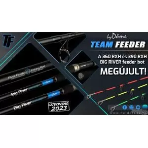 By Döme TEAM FEEDER Big River 390RXH horgászbot + Dobókesztyű ujj