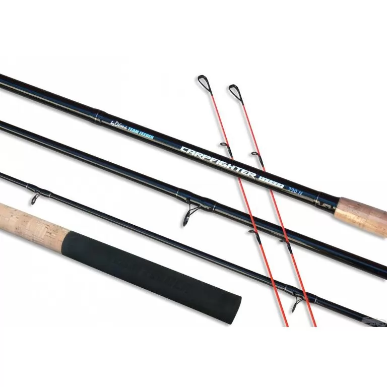 By Döme TEAM FEEDER Carp Fighter Feeder 390H horgászbot + Dobókesztyű ujj / 1