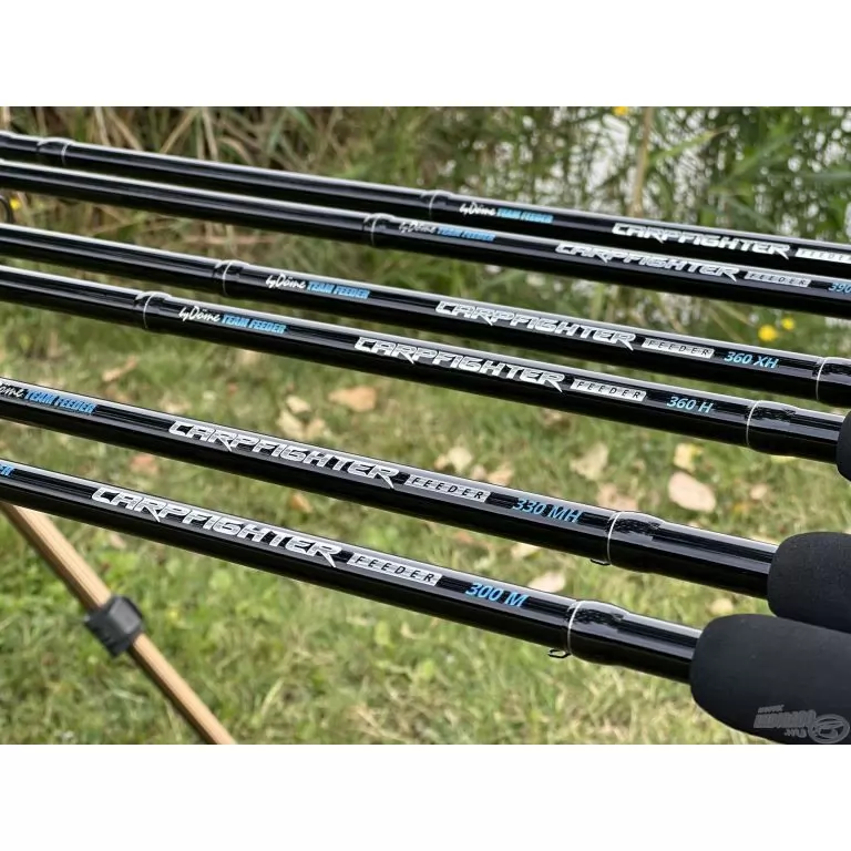 By Döme TEAM FEEDER Carp Fighter Feeder 390H horgászbot + Dobókesztyű ujj / 9