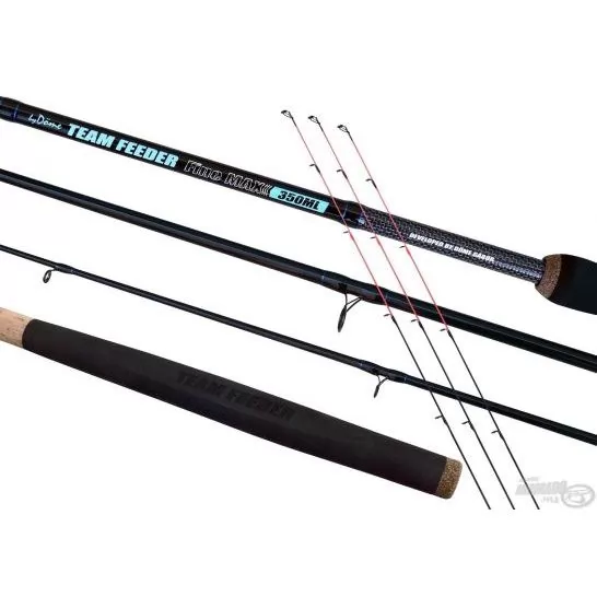 By Döme TEAM FEEDER Fine Max 350ML horgászbot + Dobókesztyű ujj