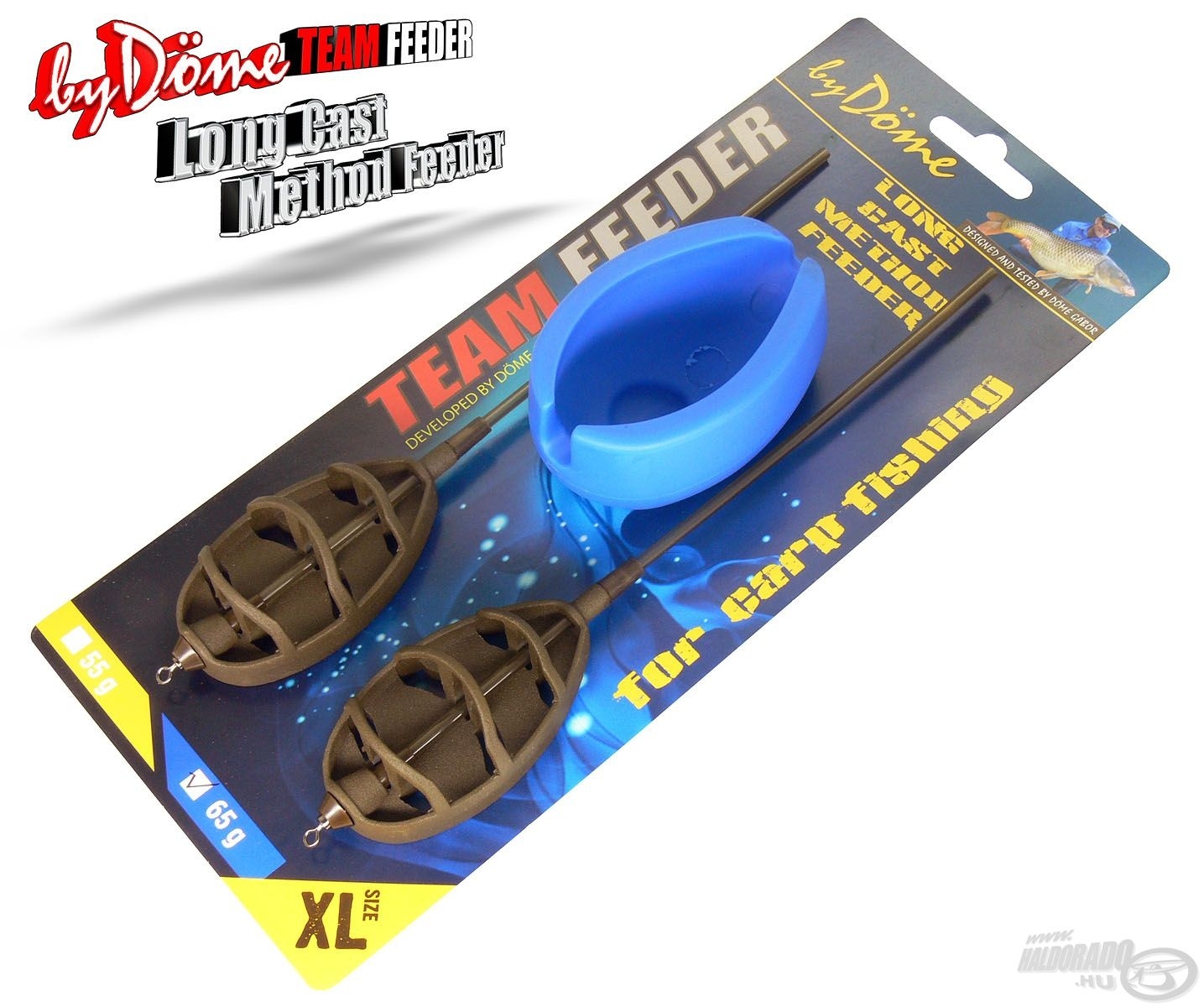 By Döme TEAM FEEDER Long Cast Method Feeder kosár szett XL 65 g Haldorádó áruház