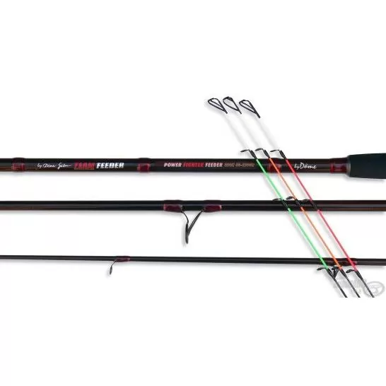 By Döme TEAM FEEDER Power Fighter Feeder 390H horgászbot + Dobókesztyű ujj
