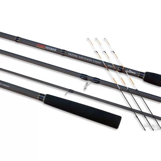 By Döme TEAM FEEDER Royal Method Carp 390H horgászbot + Dobókesztyű ujj