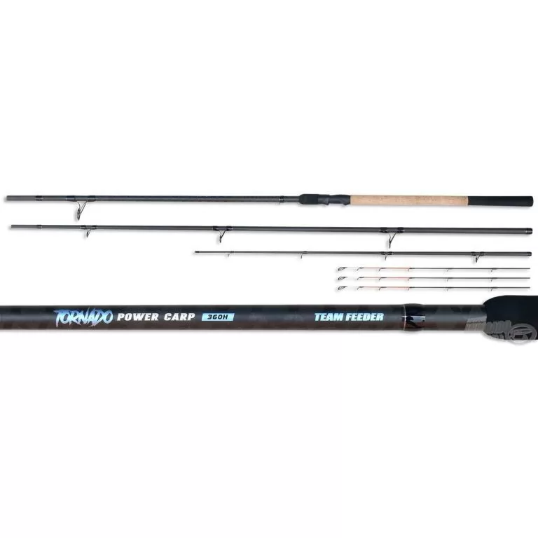 By Döme TEAM FEEDER Tornado Power Carp 360H horgászbot + Dobókesztyű ujj / 2