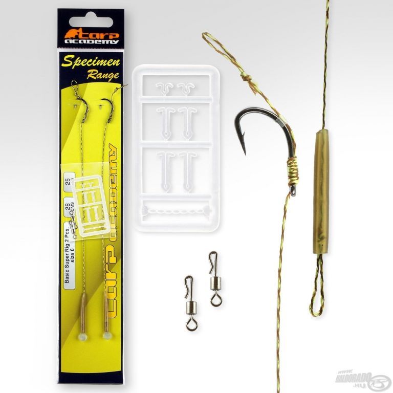 CARP ACADEMY Basic Super Rig - 4 / 25 Lbs