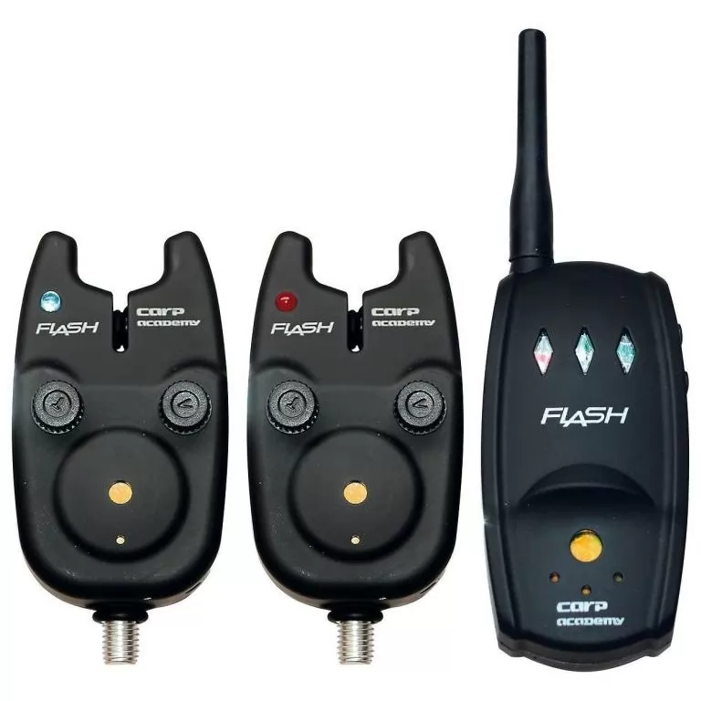 CARP ACADEMY Flash Elektromos kapásjelző készlet 2+1 darabos / 1