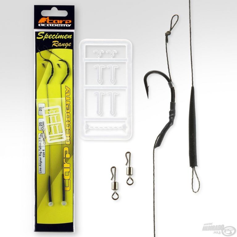 CARP ACADEMY Line Aligner Rig Teflon - 2 / 25 Lbs