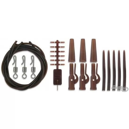 CARP ACADEMY Végszerelék csomag lágy csövön gyorskapoccsal