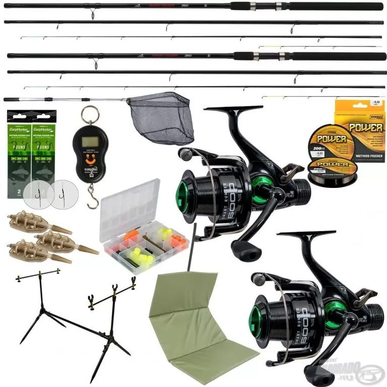 Carp Expert Smart Feeder Duplabotos 360 szett Rod Poddal / 1