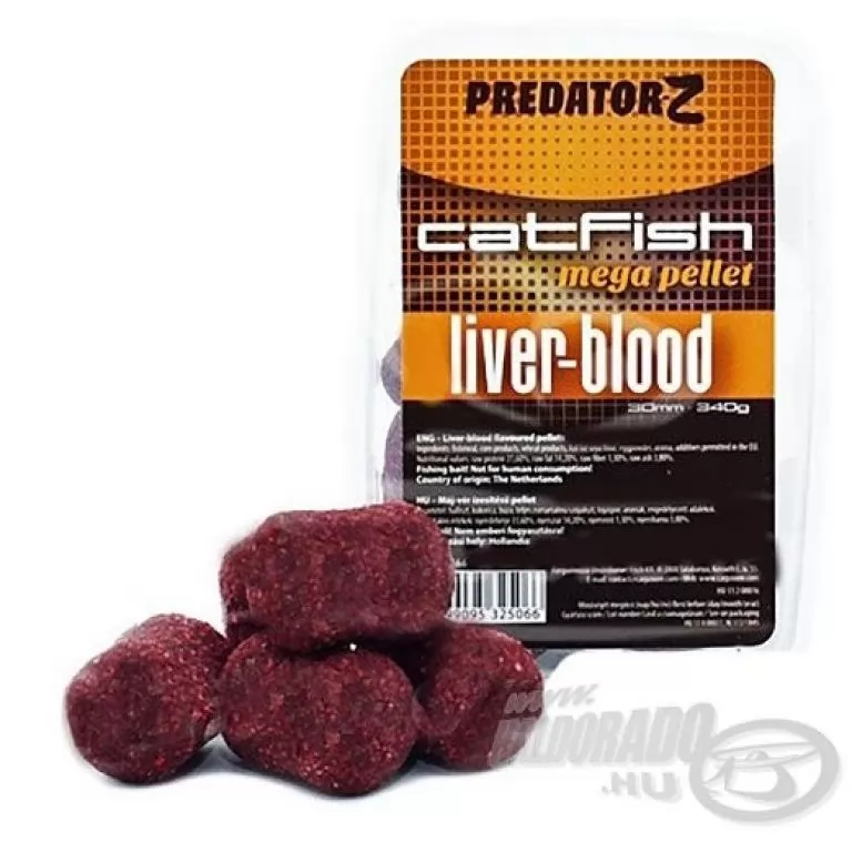 CARP ZOOM Predator-Z Catfish Mega Pellet - Liver-Blood / 1