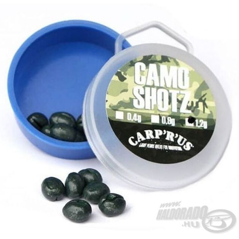 CARP’R’US Camo Shotz Sörétólom zöld 0,40 g