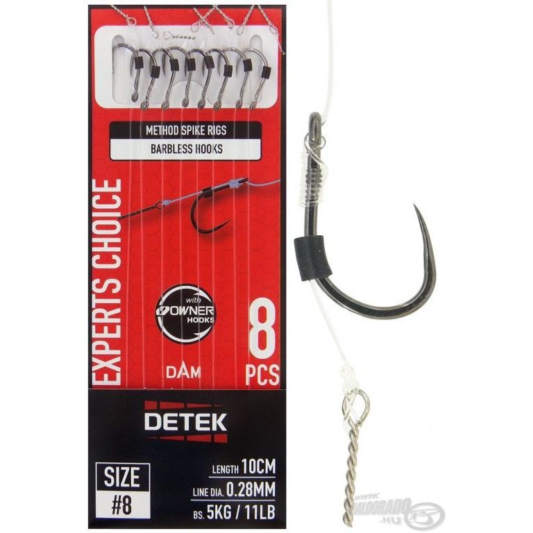 DAM Detek Method Spike Stop Rig Barbless 10 cm 16 - 0,20 mm