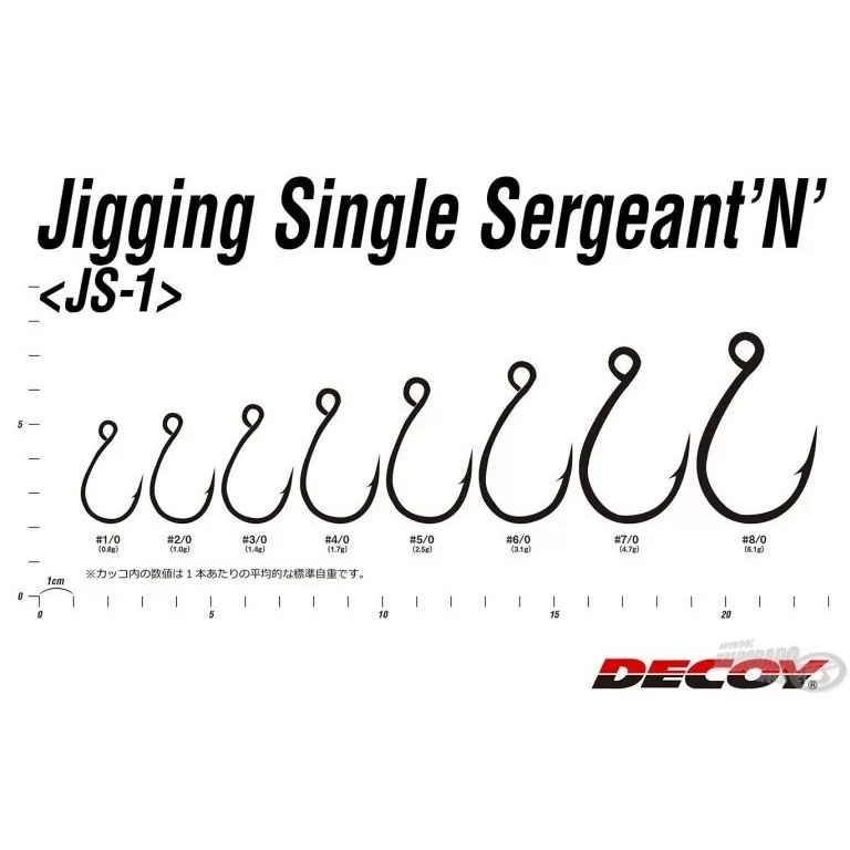 DECOY JiggingSingle 1/0 / 2