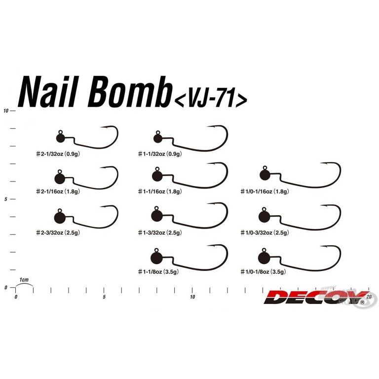 DECOY VJ-71 Nail Bomb 1/0 - 1,8 g