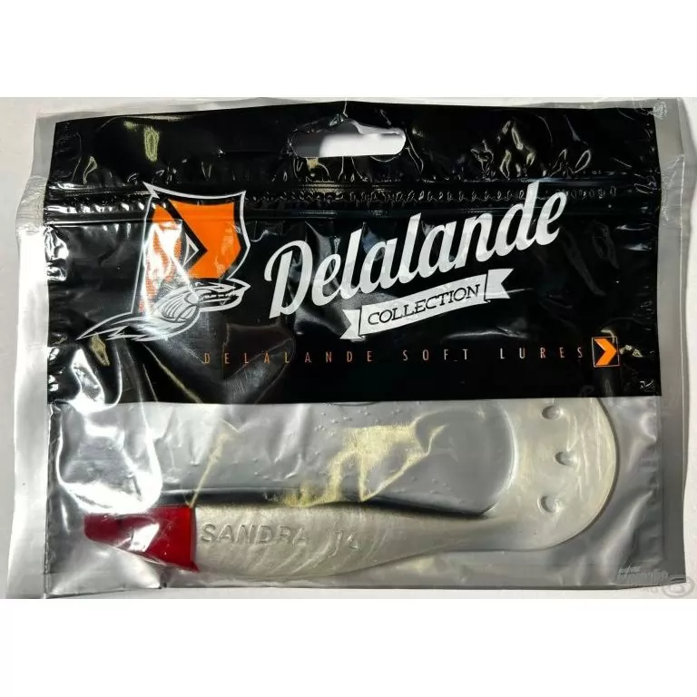 DELALANDE Sandra 16 cm 1 db/csg - fekete-piros-gyöngyház / 2