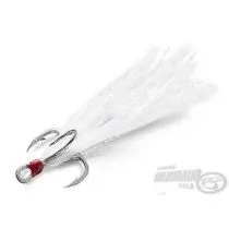 DELPHIN B!RD Triple hook fehér tollak - 4